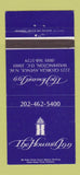 Matchbook Cover - Howard Inn Washington DC 30 Strike
