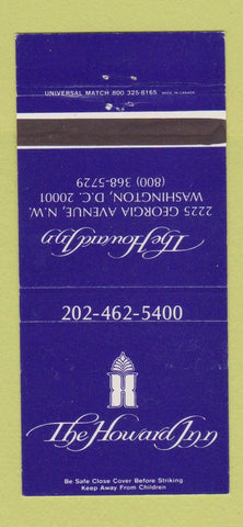 Matchbook Cover - Howard Inn Washington DC 30 Strike
