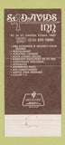 Matchbook Cover - St Davids Inn PA 30 Strike