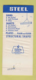 Matchbook Cover - Chapin & Bangs Carbon Alloy Steel Bridgeport CT 30 Strike