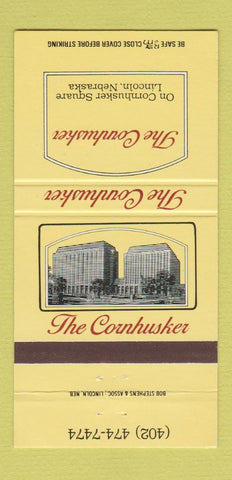 Matchbook Cover - Cornhusker Hotel Lincoln NE 30 Strike