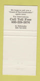 Matchbook Cover - Cornhusker Hotel Lincoln NE 30 Strike