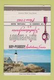 Matchbook Cover - Hay and Peabody Ambulance Service Portland ME 40 Strike
