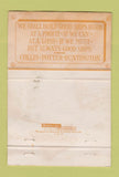 Matchbook Cover - Newport News Shipbuilding Dry Dock VA WEAR 40 Strike