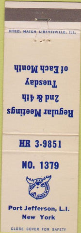 Matchbook Cover - Matchbook Cover Moose Lodge Port Jefferson LI NY