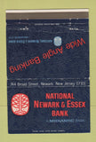 Matchbook Cover - National Newark Essex Bank NJ 40 Strike