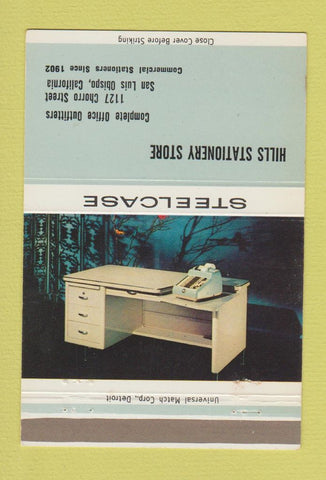 Matchbook Cover - Steelcase Office Furniture San Luis Obispo CA 40 Strike
