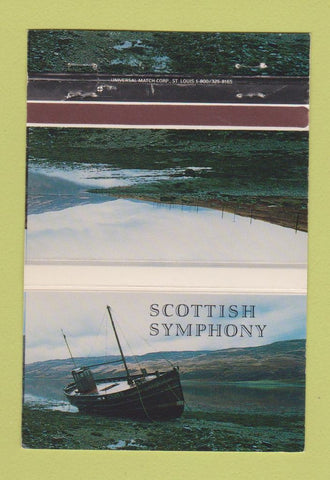 Matchbook Cover - Scottish Symphony NY Graphic Society Books 40 Strike