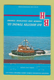 Matchbook Cover Bay Houston Towing Galveston Houston Corpus Christi TX 40 Strike