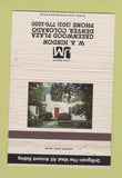 Matchbook Cover - Johns Manville Denver Colorado Siding 40 Strike