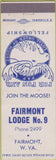 Matchbook Cover - Matchbook Cover Moose Lodge Fairmont WV