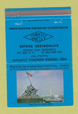 Matchbook Cover - Stone Eternal Monuments Clarksburg WV Iwo Jima 40 Strike
