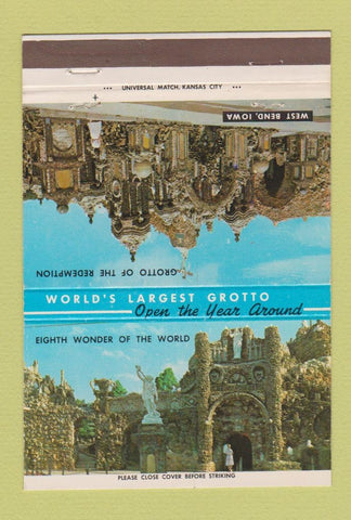 Matchbook Cover - West Bend Motel IA 40 Strike