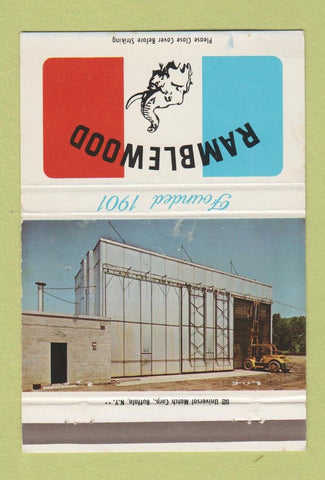 Matchbook Cover - Ramblewood Lumber Holland NY 40 Strike