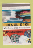 Matchbook Cover - Maplecrest Laundry Plainfield NJ 40 Strike