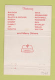 Matchbook Cover - Diablo Power Tools Walnut Creek CA 40 Strike
