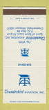 Matchbook Cover - Thunderbird Aviation Chesterfield MO 30 Strike