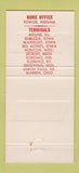 Matchbook Cover - Ringle Express Trucking Fowler IN 30 Strike