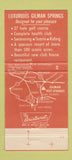 Matchbook Cover - Gilman Springs Golf Resort Hotel CA 30 Strike