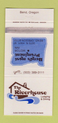 Matchbook Cover - Riverhouse Motor Inn Bend OR WEAR 30 Strike