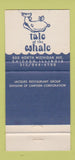 Matchbook Cover - Tale of the Whale Chicago IL restaurant 30 Strike
