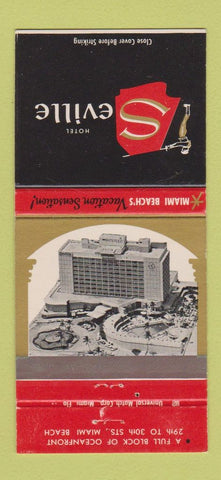 Matchbook Cover - Hotel Seville Miami Beach FL WEAR 30 Strike