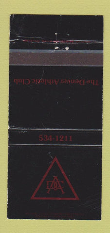 Matchbook Cover - Denver Athletic Club Colorado WORN 30 Strike