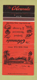 Matchbook Cover - Colonnade Tampa FL 30 Strike