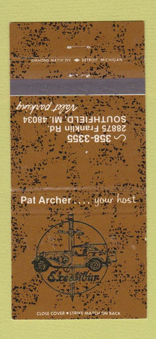 Matchbook Cover - Excalibur Restaurant Southfield MI 30 Strike