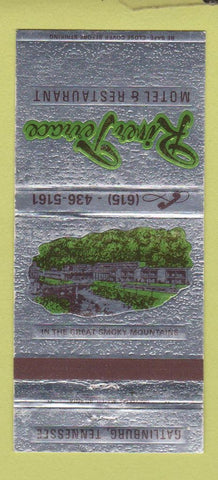 Matchbook Cover - River Terrace Motel Restaurant Gatlinburg TN 30 Strike