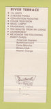 Matchbook Cover - River Terrace Motel Restaurant Gatlinburg TN 30 Strike