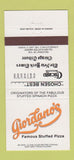 Matchbook Cover - Giordano's Pizza Chicago IL 30 Strike