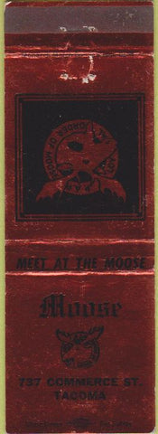 Matchbook Cover - Matchbook Cover Moose Lodge Tacoma WA