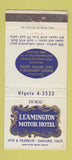 Matchbook Cover - Leamington Motor Hotel Oakland CA WEAR 30 Strike