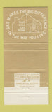 Matchbook Cover - Villa Fontana Tulsa OK 30 Strike