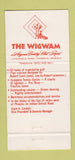 Matchbook Cover - Wigwam Resort Litchfield Park Phoenix AZ 30 Strike