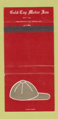 Matchbook Cover - Gold Cap Motor Inn Prince George BC 30 Strike