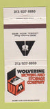 Matchbook Cover - Wolverine Moving Storage Livonia MI 30 Strike