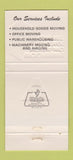 Matchbook Cover - Wolverine Moving Storage Livonia MI 30 Strike