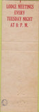 Matchbook Cover - Matchbook Cover Moose Lodge Baltimore MD