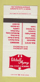 Matchbook Cover - Gitchoff Insurance Real Estate Granite City IL 30 Strike