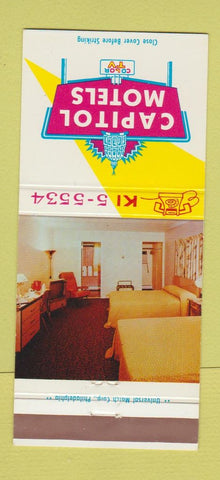Matchbook Cover - Capitol Motels 30 Strike