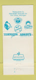 Matchbook Cover - Louie's Lightning Grill Toledo OH 30 Strike