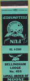 Matchbook Cover - Matchbook Cover Moose Lodge Bellingham WA