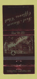 Matchbook Cover - Fort Mason Officers Club San Francisco CA WEAR 30 Strike