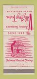 Matchbook Cover - Valley Forge Tavern King of Prussia PA WEAR 30 Strike