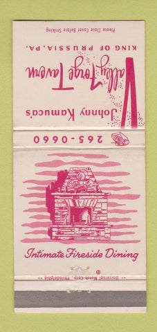 Matchbook Cover - Valley Forge Tavern King of Prussia PA WEAR 30 Strike