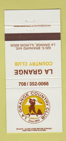 Matchbook Cover - La Grange Country Club IL 30 Strike