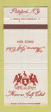 Matchbook Cover - Monroe Golf Club Pittsford NY 30 Strike