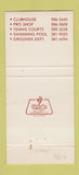 Matchbook Cover - Monroe Golf Club Pittsford NY 30 Strike